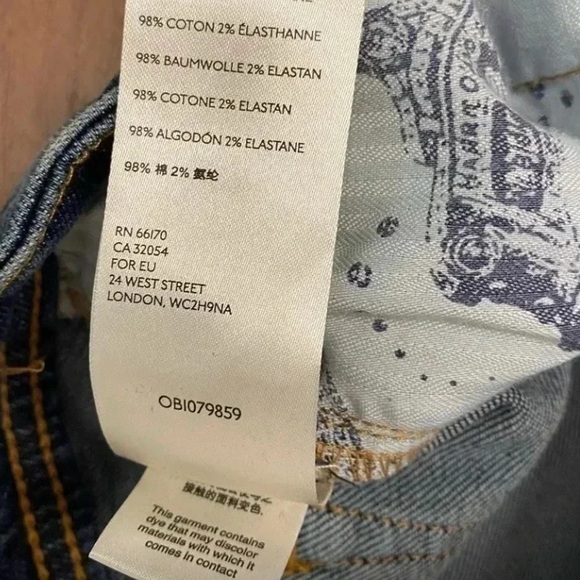 Anthropologie Pilcro and the Letterpress Embroidered Slim Capris in Sz 27 - Picture 8 of 11